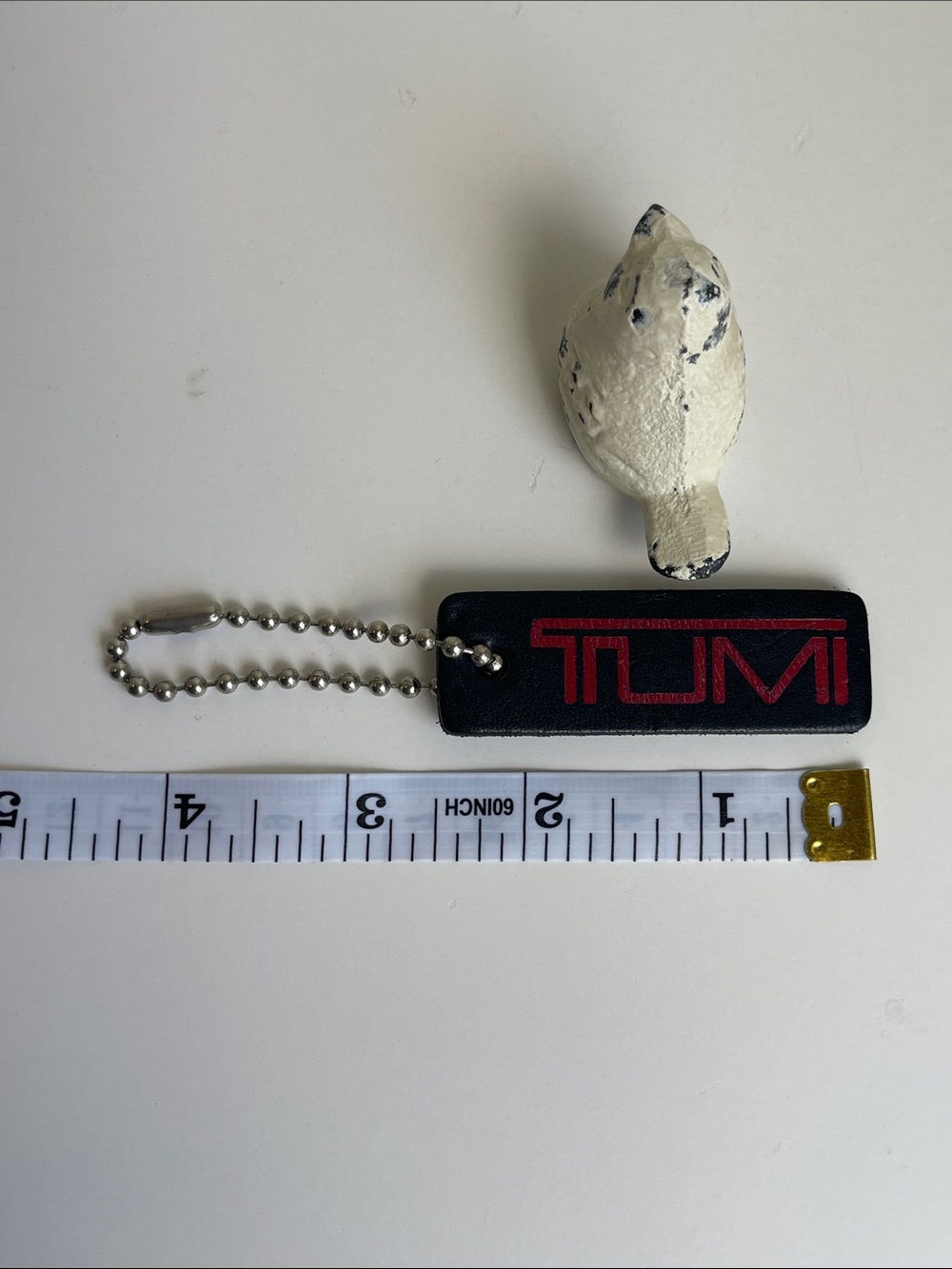 TUMI Leather Hangtag Bag Charm - Picture 2 of 7